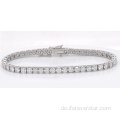 Moissanite Tennis Armband 925 Silber